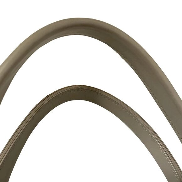 Auth BALENCIAGA Navy Cabas S 339933 Beige Leather - Tote Bag - Picture 5 of 12